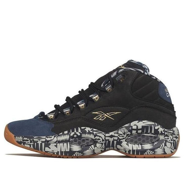 

Кроссовки question mid 'iverson roundball classic' Reebok, черный