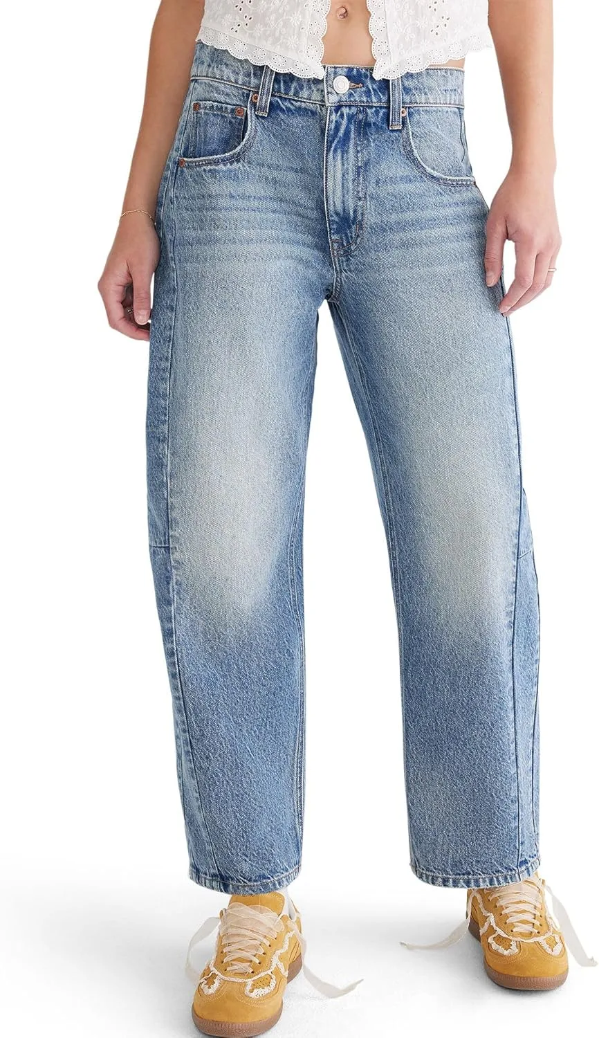 

Женские джинсы Aeropostale Mid-Rise Barrel Leg