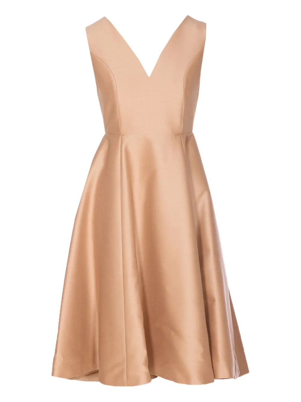 

Платье-миди без рукавов с V-образным вырезом Curve, нейтральный