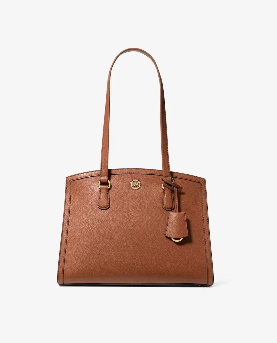 

Сумка-тоут Chantal из кожи через плечо Michael Michael Kors, коричневый