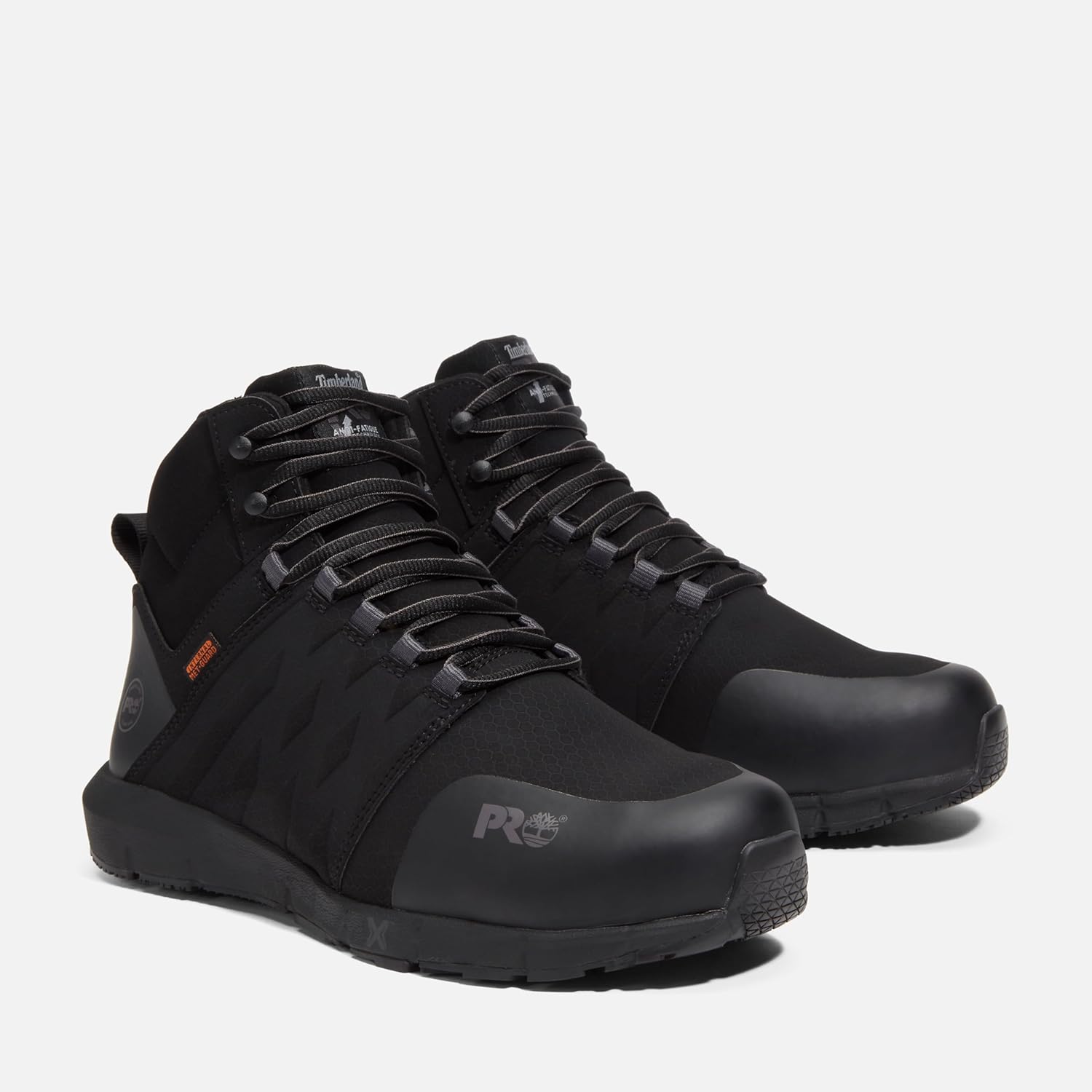 Timberland PRO мужские рабочие ботинки Radius Mid с внутренней защитой от ударов и композитным защитным носком, Black — фото 2