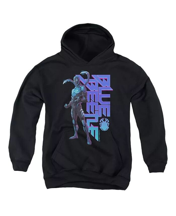 

Толстовка с капюшоном для мальчиков и подростков Standing Pull Over Blue Beetle, черный