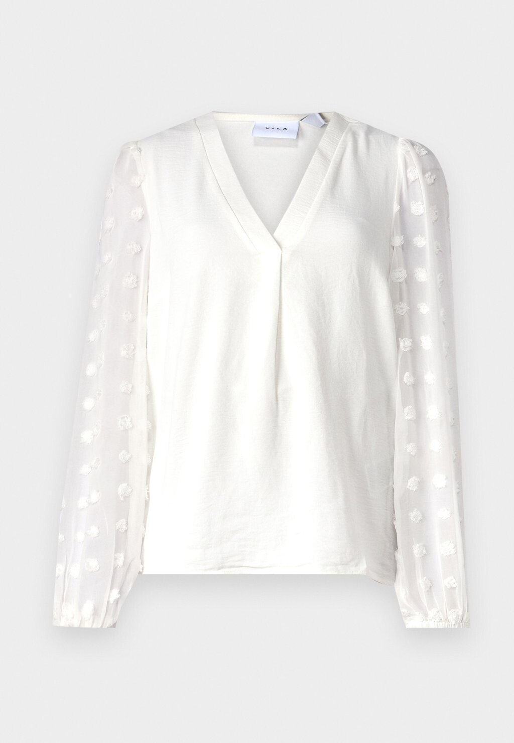 

Блуза VISILUA V NECK VILA, молочный