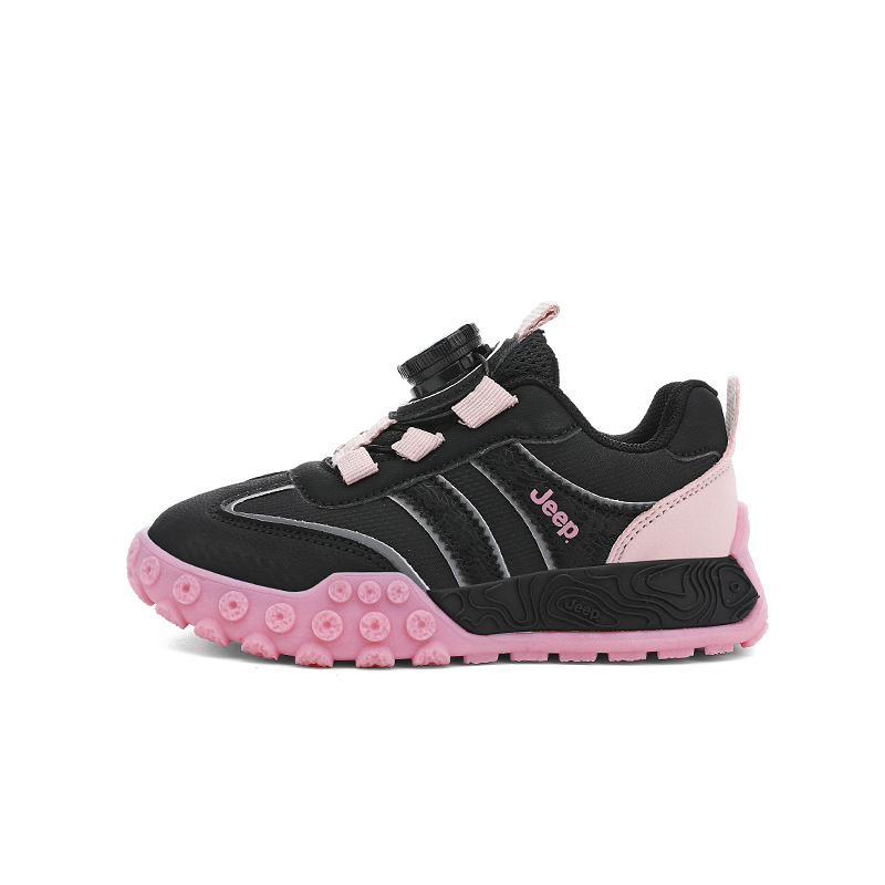 

Кроссовки для бега Running Collection Kids Jeep, черный розовый[leather upper-upgraded]