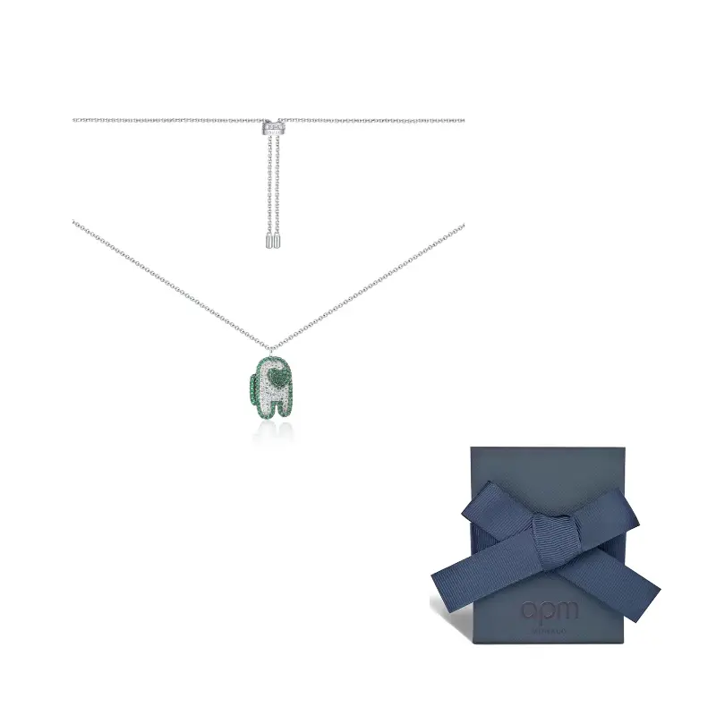 

Apm Monaco Ожерелье из стерлингового серебра 925 пробы для женщин