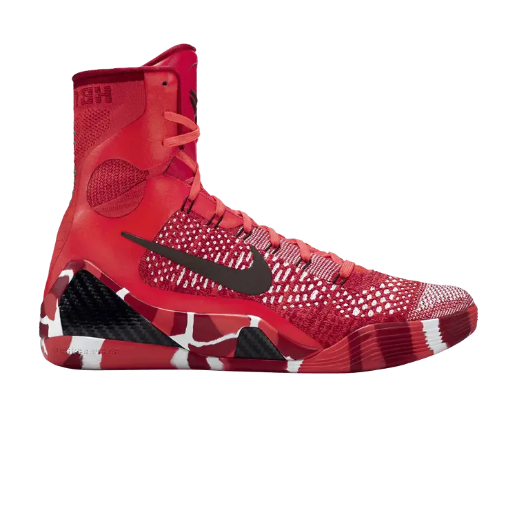 

Кроссовки Nike Kobe 9 Elite XDR Christmas2014, красный