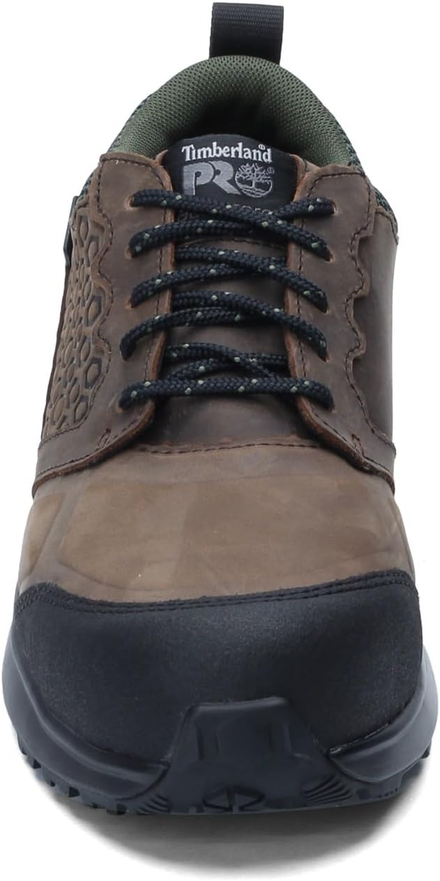 Timberland PRO мужские рабочие ботинки Reaxion с композитным защитным носком, водонепроницаемые, Brown/Green V1 — фото 3