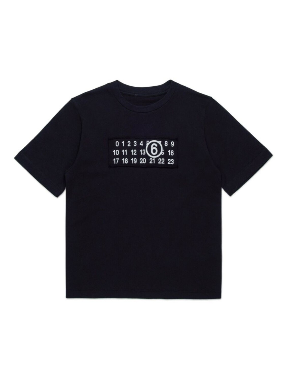 

MM6 Maison Margiela Kids футболка с логотипом, черный