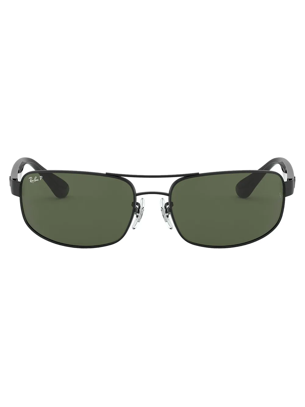 

Солнцезащитные очки в овальной оправе Ray-Ban, черный