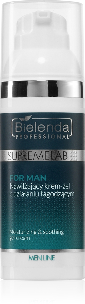 

Глубоко увлажняющий крем-гель Supremelab men line Bielenda Professional, 50 мл
