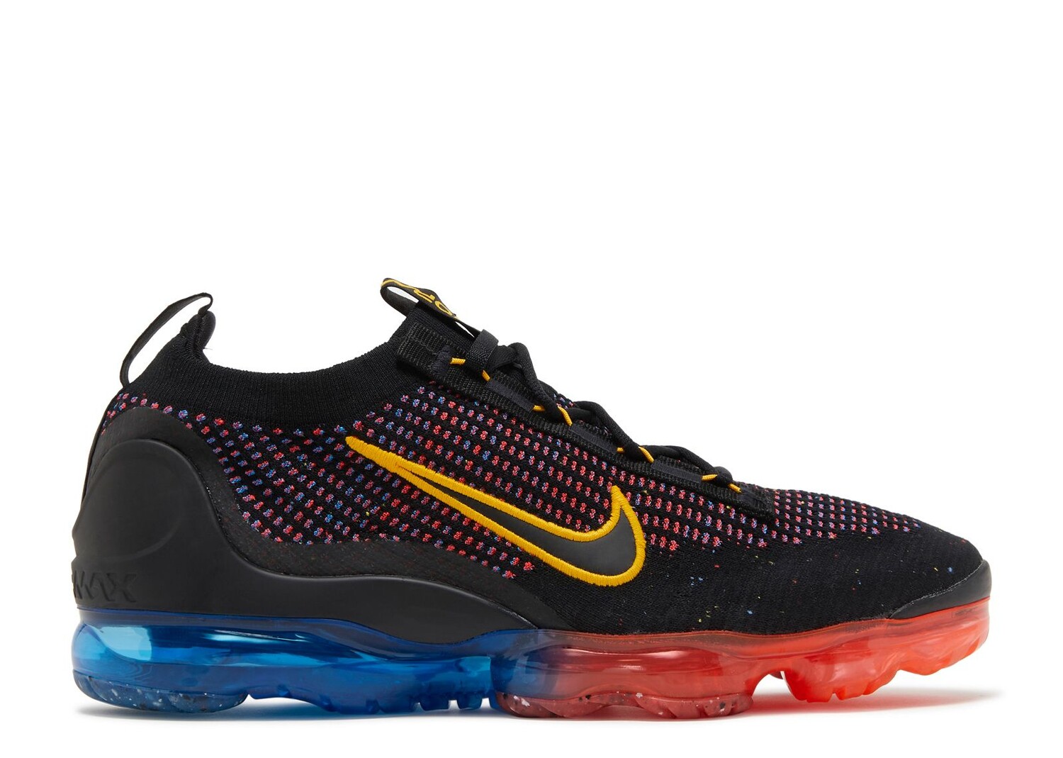 

Кроссовки Nike Air Vapormax 2021 Flyknit 'Black Multi', черный