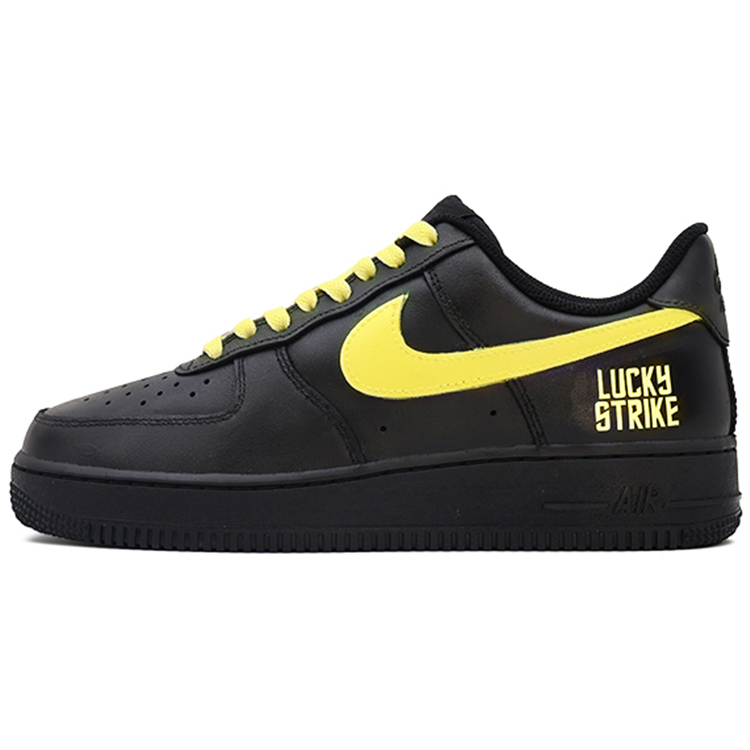 

Кроссовки Nike Air Force 1 Skateboarding Shoes Unisex Low-top Yellow/black, черный/желтый