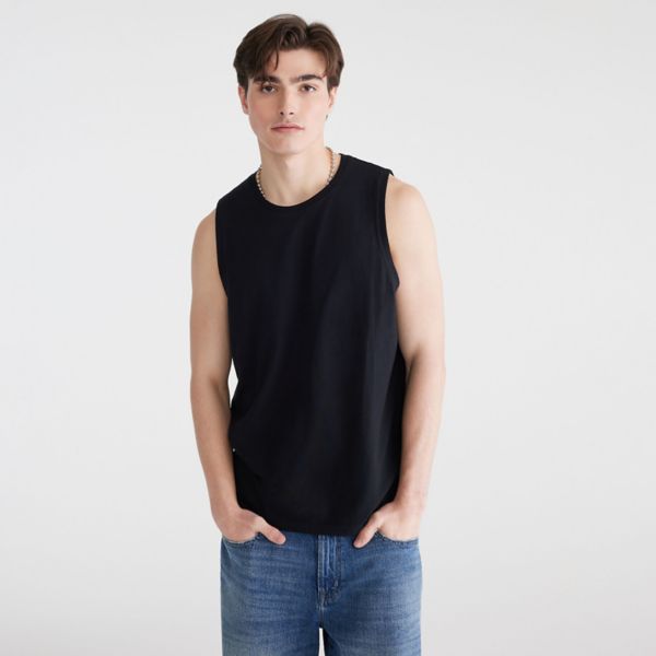 

Мужская футболка с расслабленным эффектом для мышц Aeropostale, цвет dark black