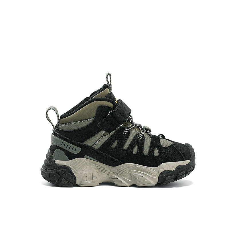 Детские кроссовки Mid Top Kids Lifestyle Shoes Kids' Jeep, черно-серые — фото 3