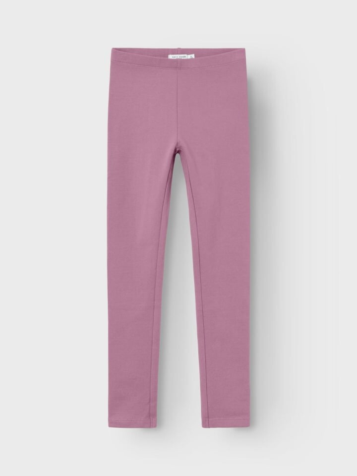 Леггинсы name it Sweatleggings NKFDAVINA, цвет mauve orchid — фото 2