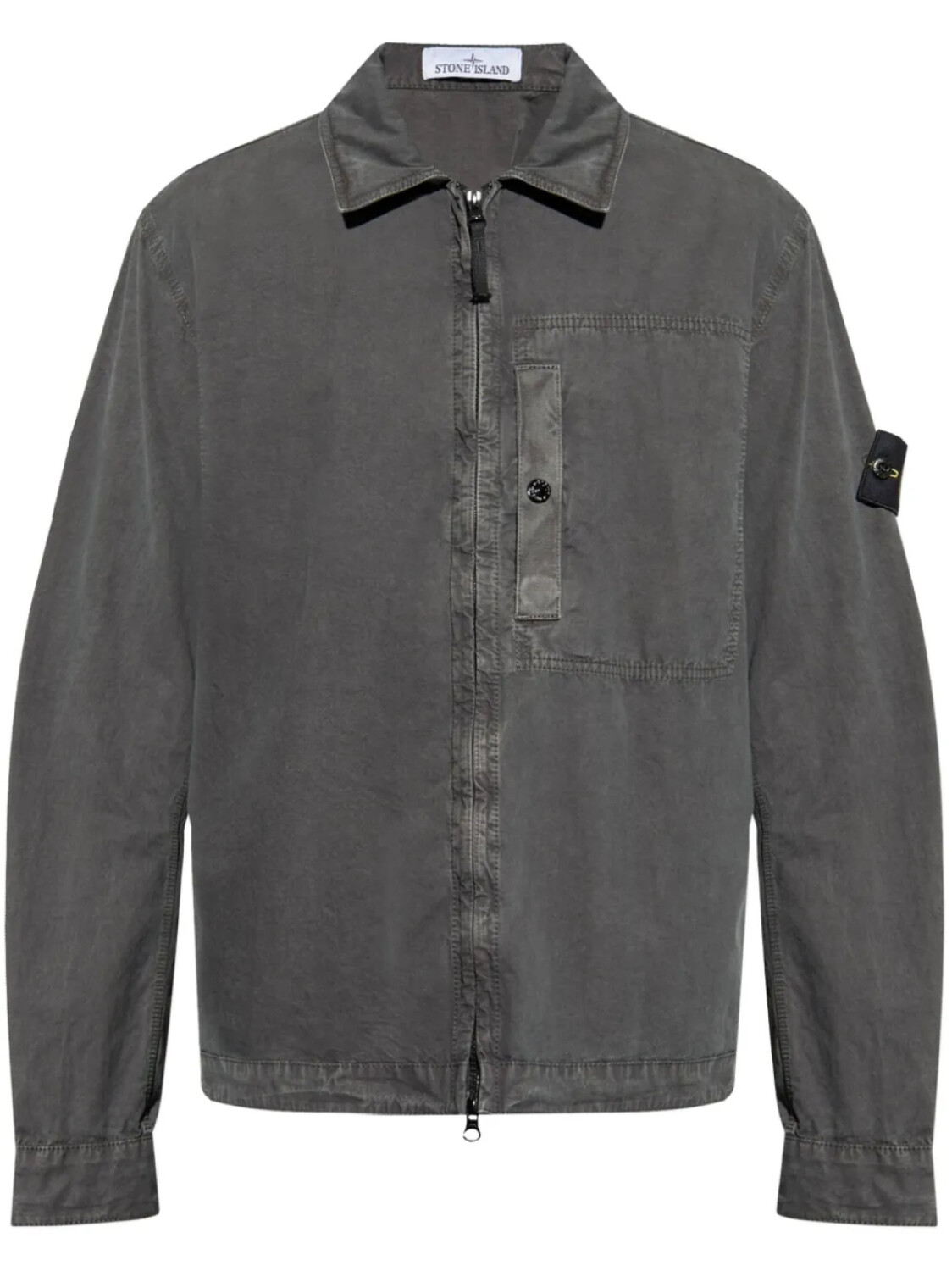 

Рубашка с эмблемой компаса Stone Island, серый