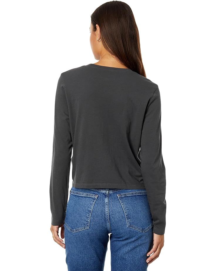 

Футболка с длинным рукавом Madewell Bella Long Sleeve Tee, цвет Coal