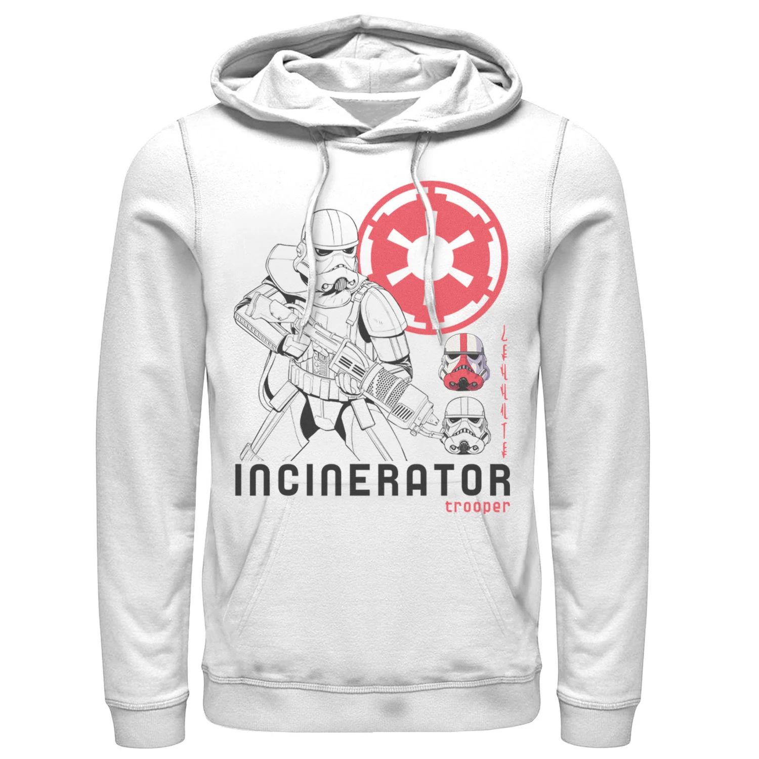 

Мужская толстовка с капюшоном The Mandalorian Incinerator Trooper Line Art Star Wars