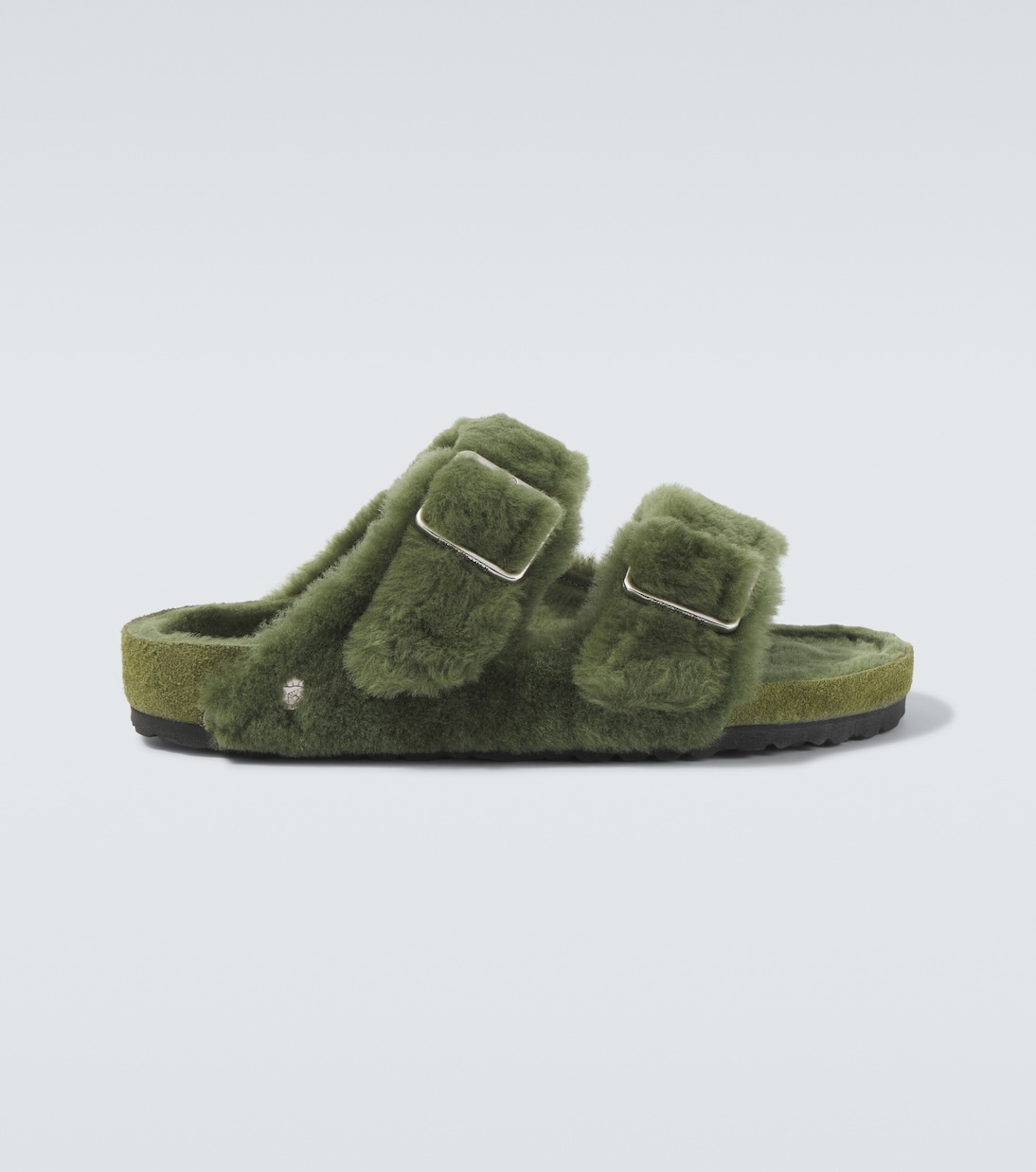 

Аризона 1774 сандалии из замши с подкладкой из овчины Birkenstock 1774, зеленый