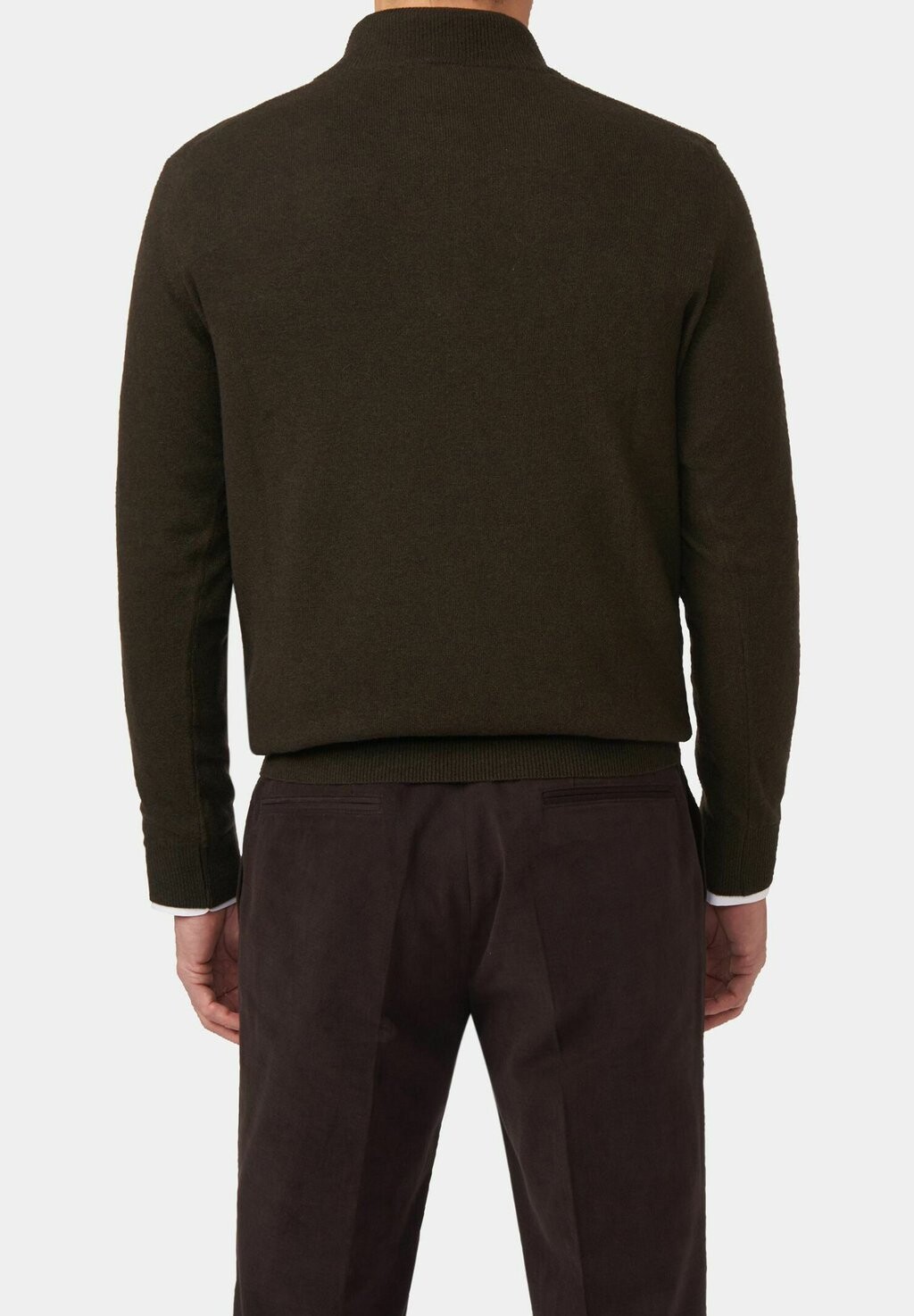

Джемпер PATTON HALF ZIP Oscar Jacobson, темно-зеленый
