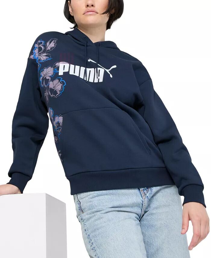 

Женская толстовка Essential Floral Vibes с логотипом спереди Puma, синий