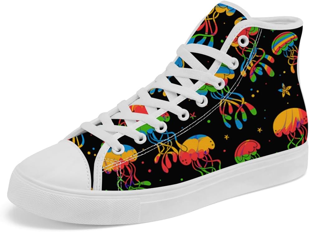 

Кеды Chebing Jellyfish, высокие кеды из канвы для мужчин и женщин, зеленый/оранжевый