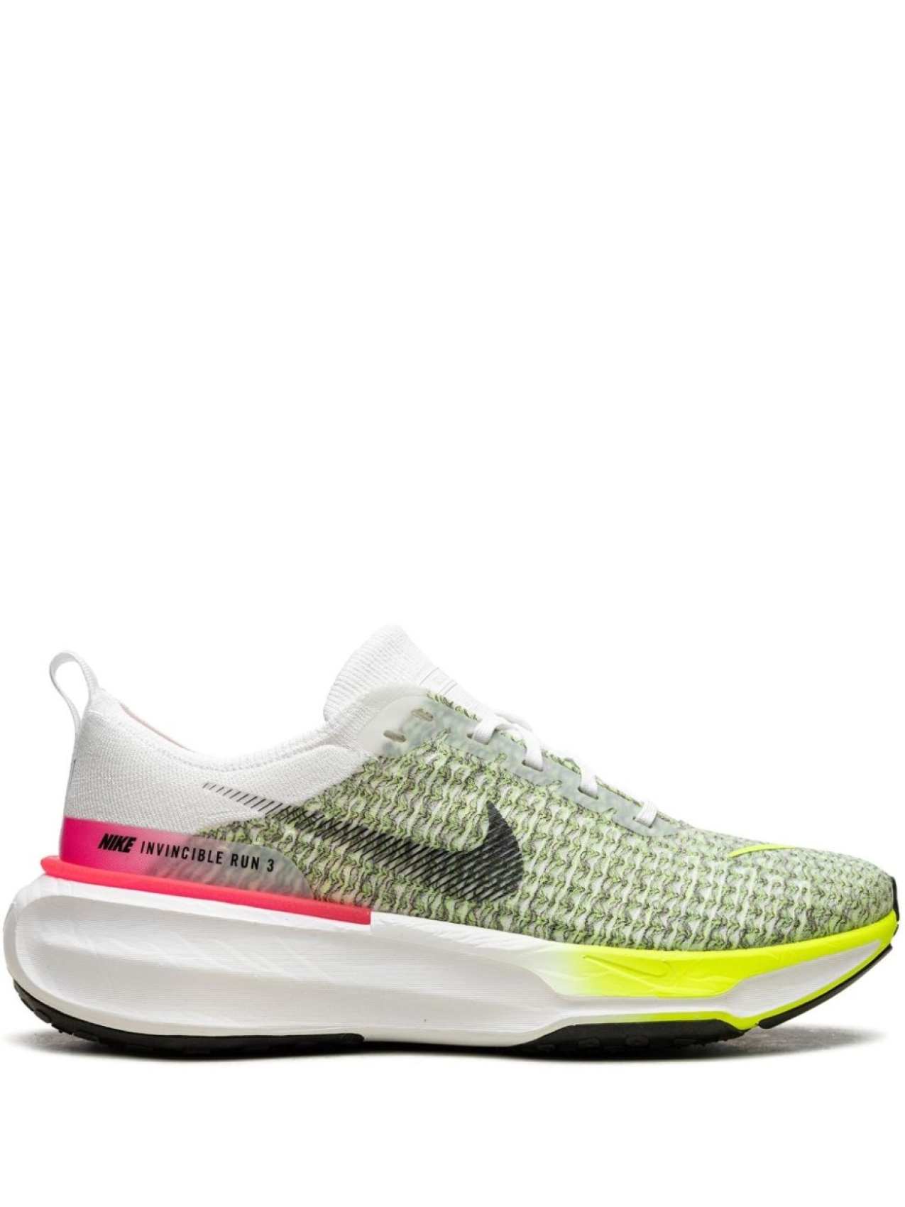 

Кроссовки ZoomX Invincible Run 3 White Volt/Hyper Pink Nike, белый