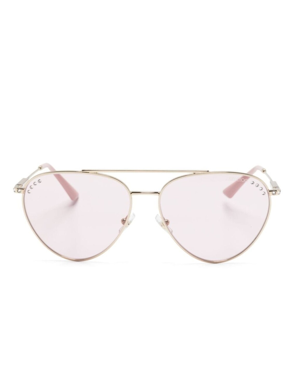 

Jimmy Choo Eyewear солнцезащитные очки-пилоты JC4002B, золотой
