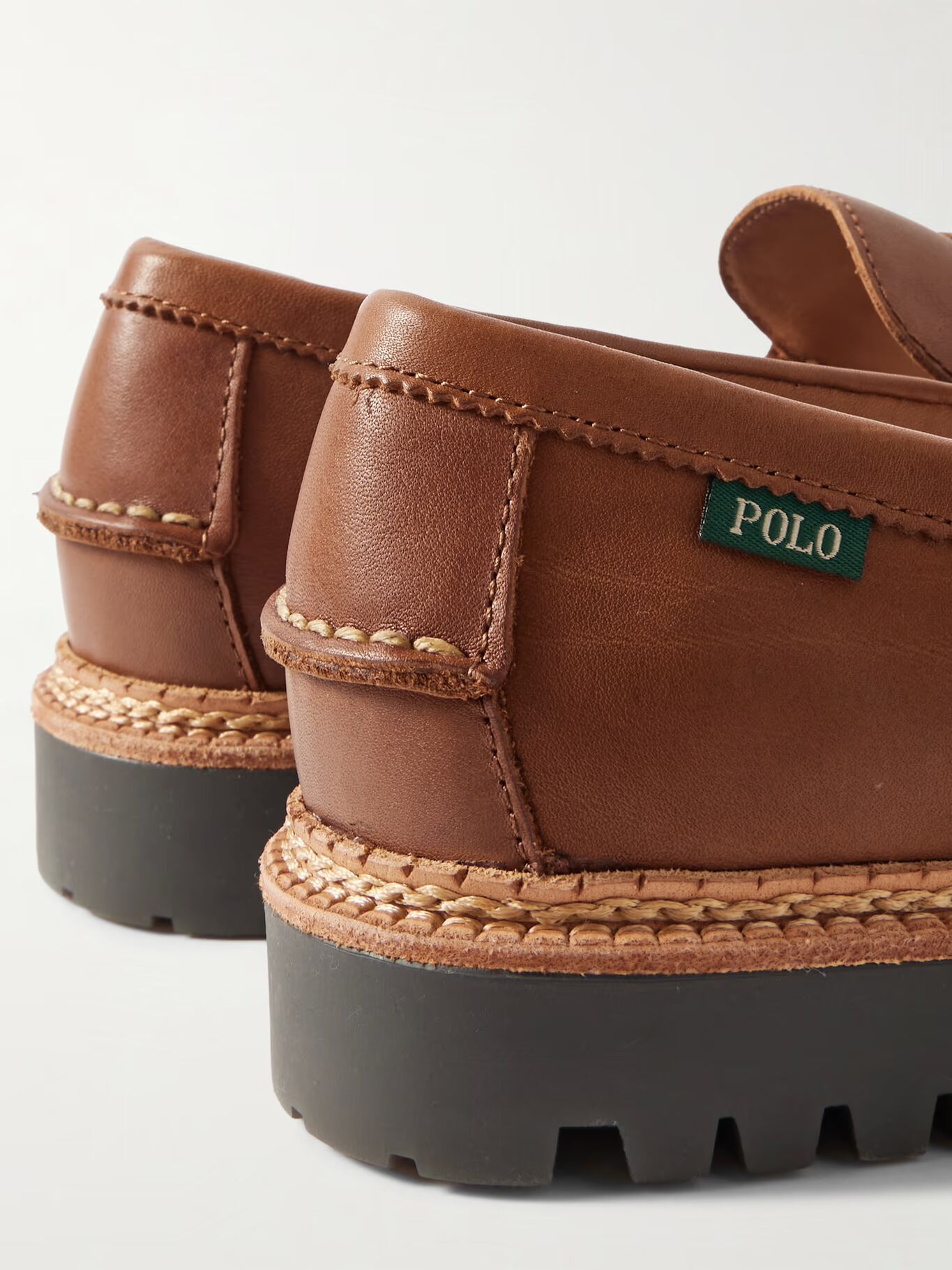 

Пенни-лоферы Jett из промасленной кожи POLO RALPH LAUREN, коричневый