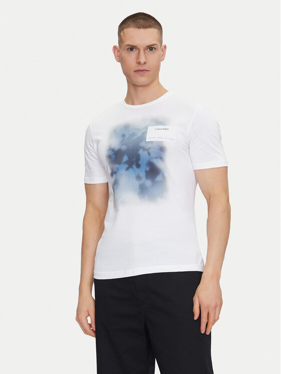 

Футболка обычного кроя Photo Print K10K114157 Calvin Klein, белый