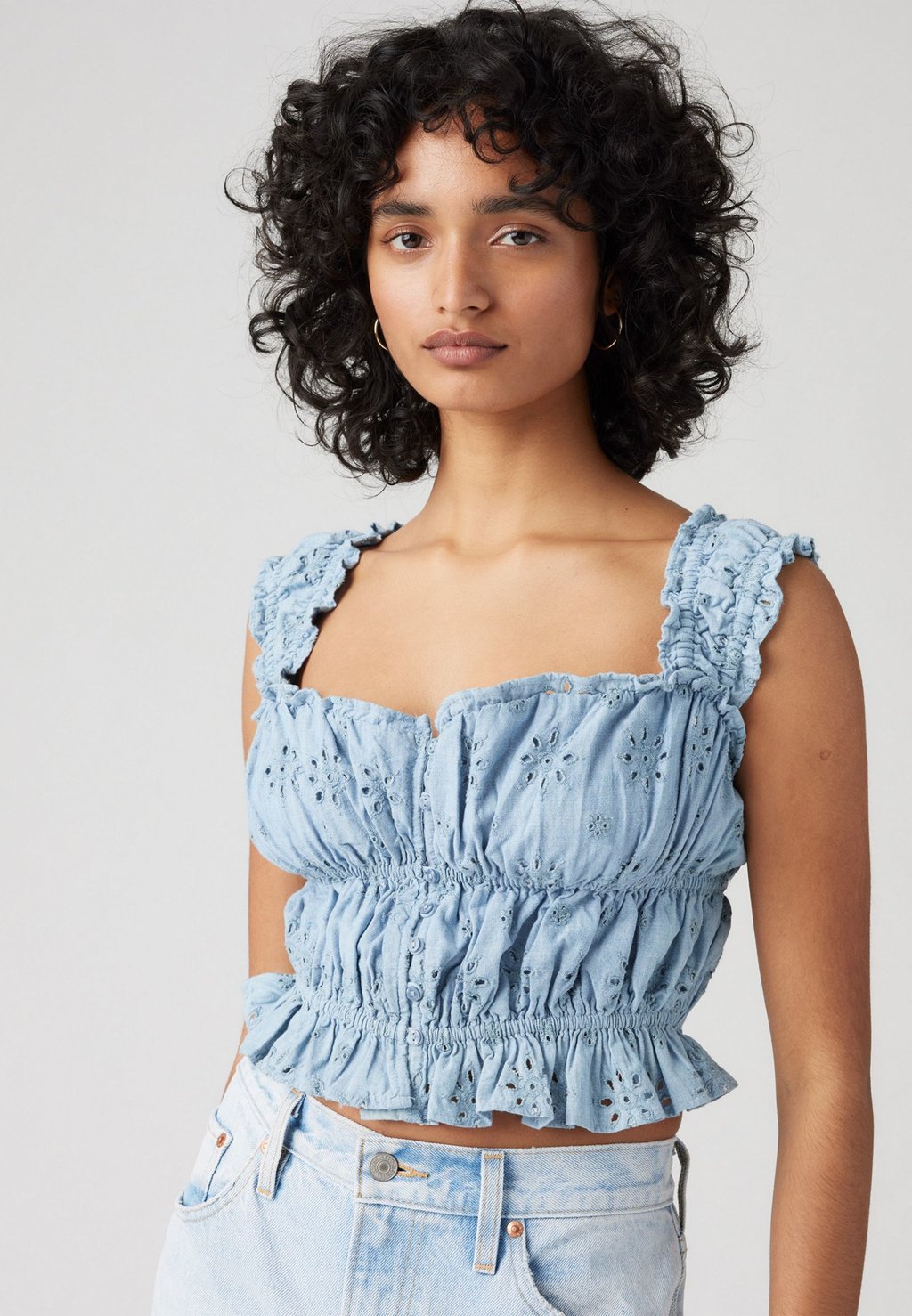 

Блуза AMAYA BLOUSE Levi's, светло-голубой