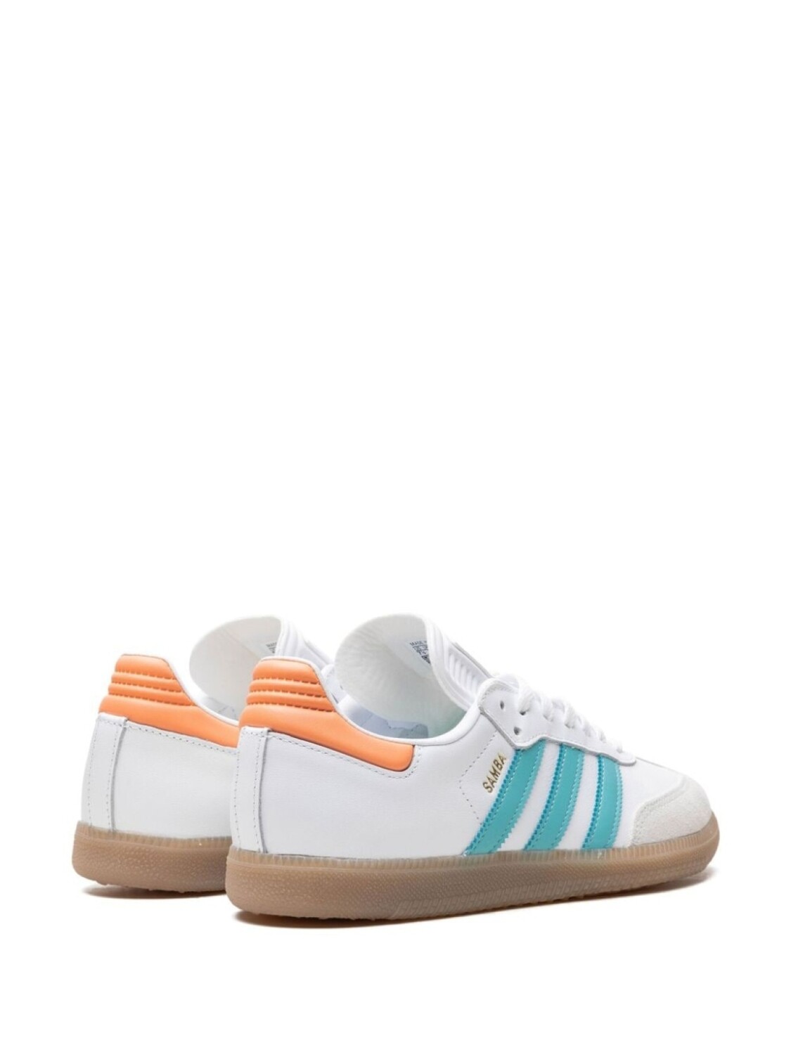 Adidas кроссовки adidas x Inter Miami Samba "Easy Mint/Pink", белый — фото 3
