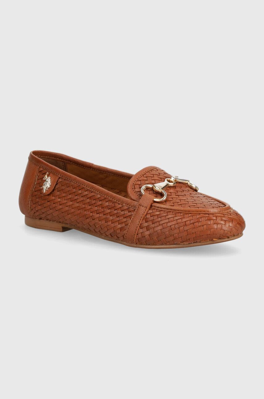 

U.S. Polo Assn. Кожаные мокасины CHERY, коричневый