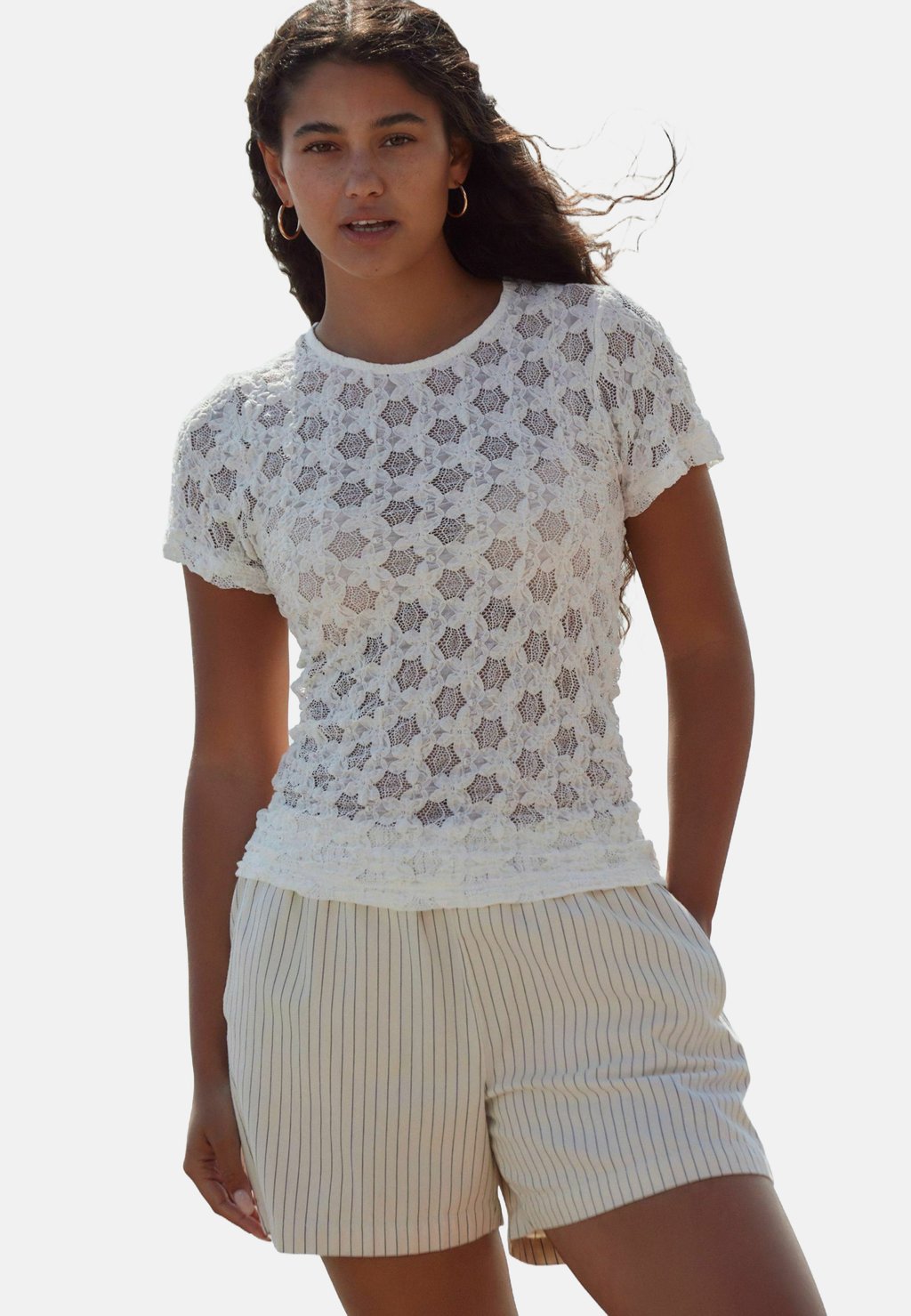 

Футболка с принтом REGULAR FIT SHORT SLEEVE Next, белый
