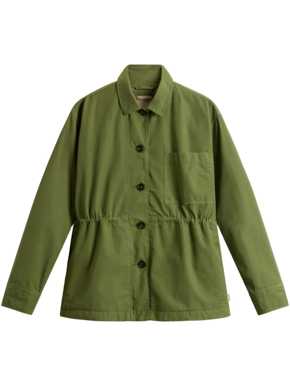 

Куртка-рубашка из хлопка Woolrich, зеленый