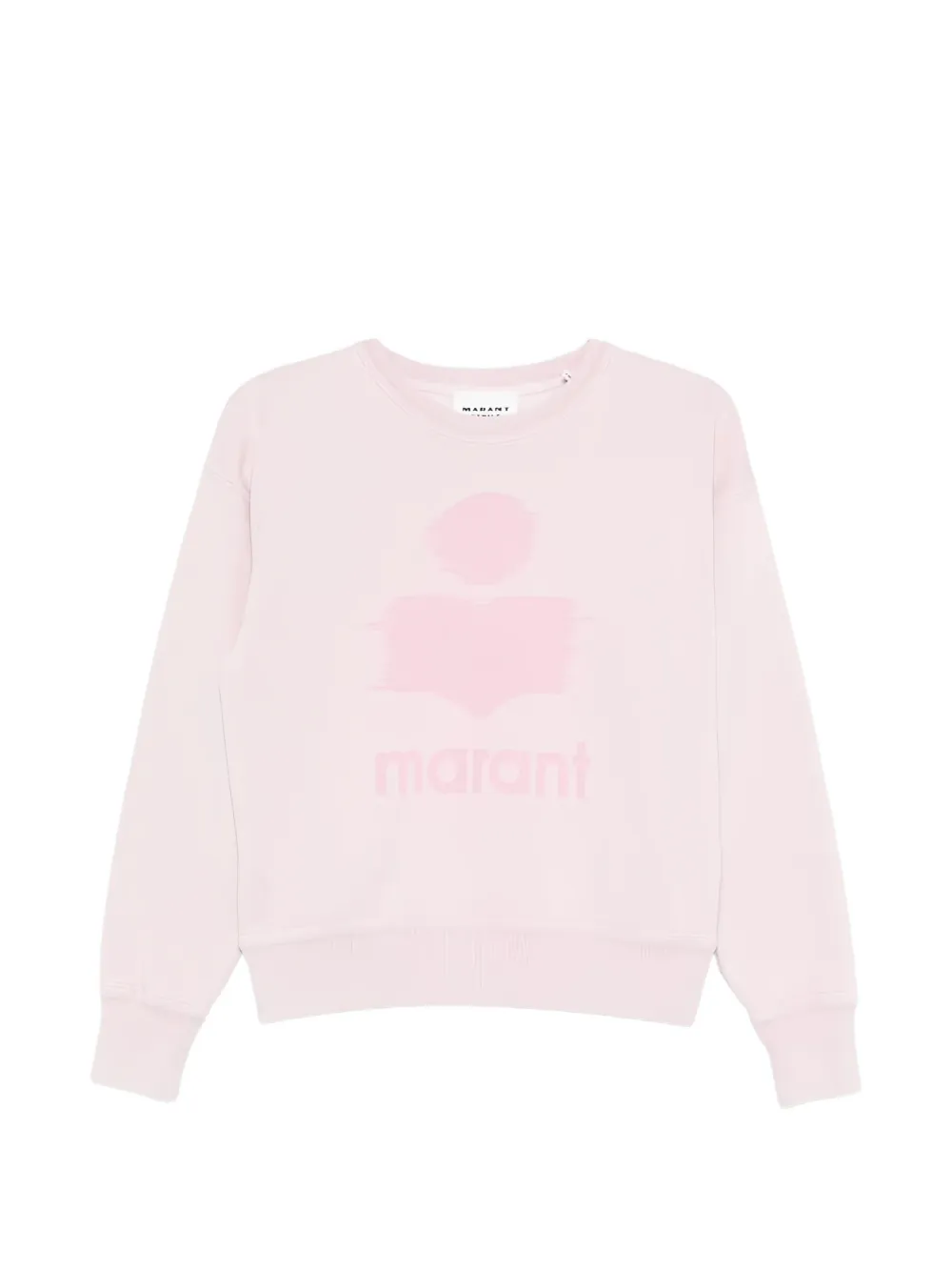 

Свитшот с принтом логотипа Mobyli Isabel Marant, розовый
