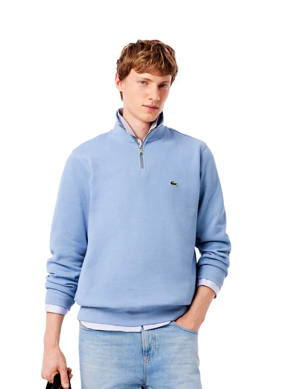 Толстовка Lacoste, светлый синий — фото 2