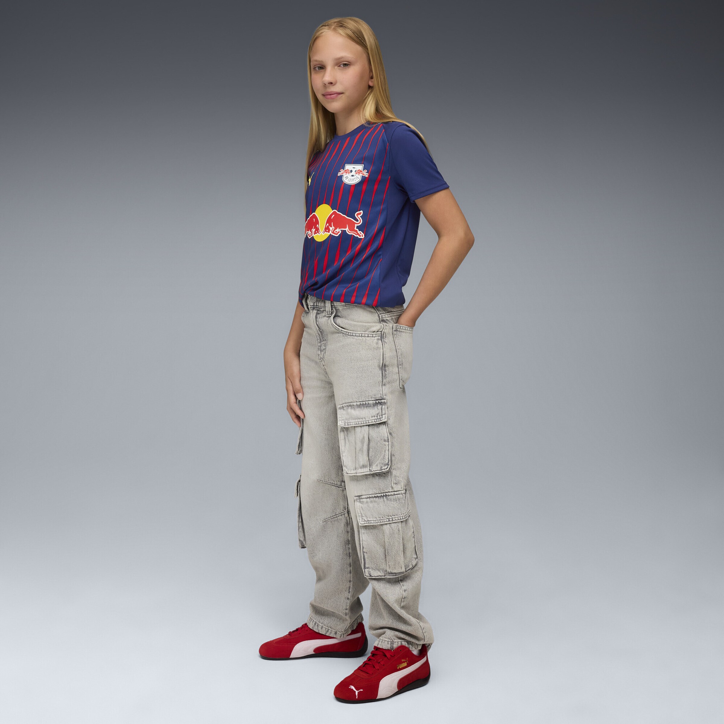 PUMA Футболка Performance 'RB Leipzig 25/26' в темно-синем цвете — фото 4