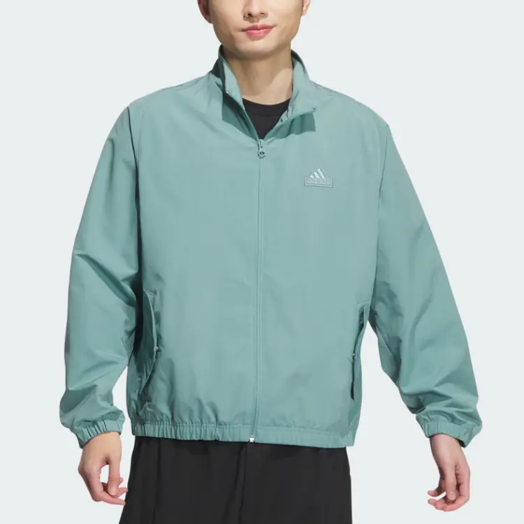 Adidas Куртка унисекс асфальтово-серого цвета, Asphalt Gray — фото 4
