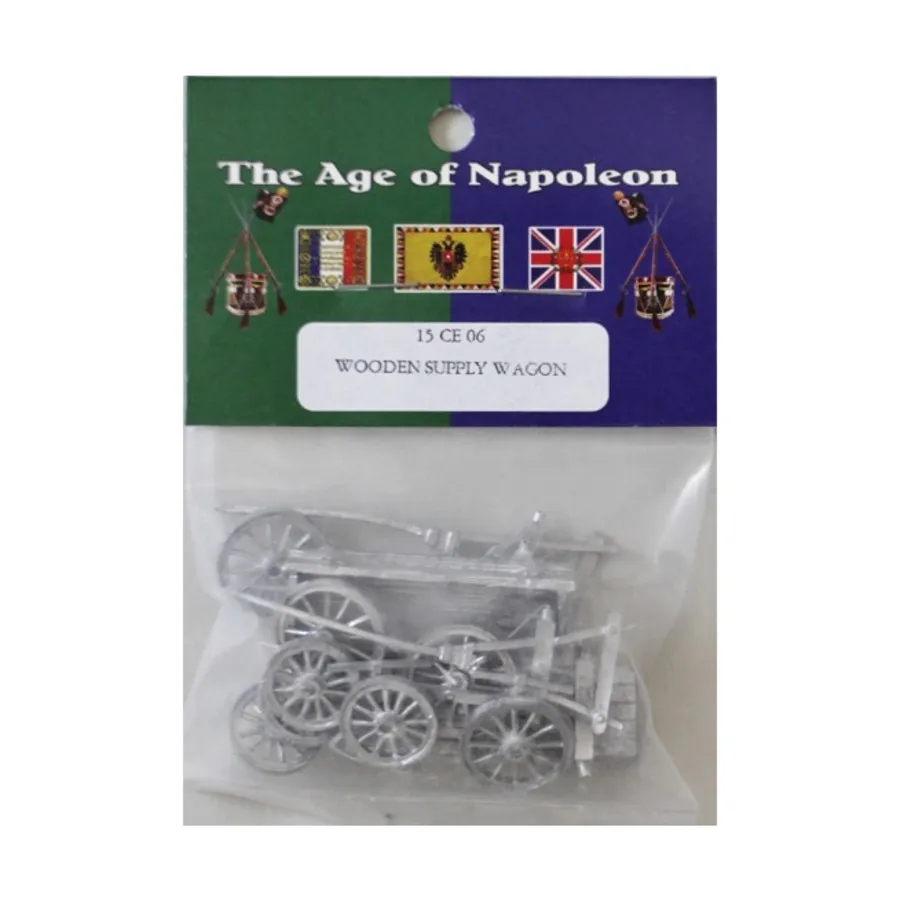 

Вагон снабжения - деревянный, Age of Napoleon - Assorted - Equipment (15mm) (Blue Moon)