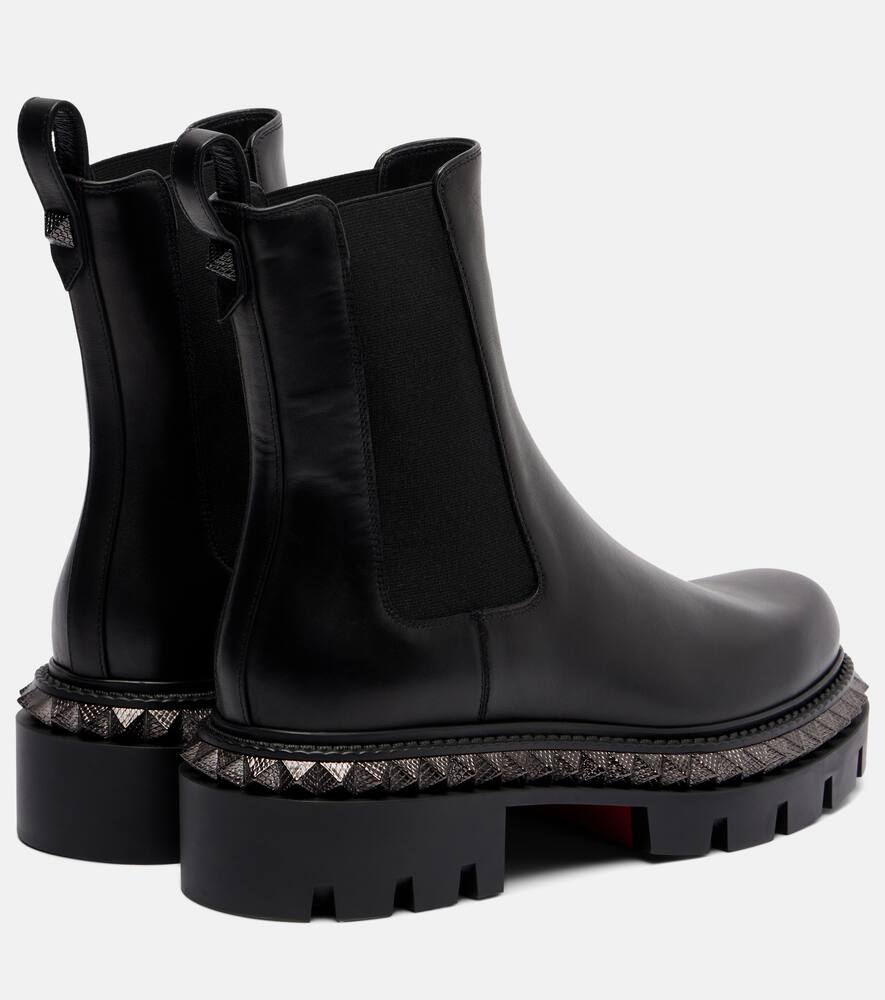 Ботильоны St Emilia из кожи с декоративными элементами Christian Louboutin, Black — фото 2