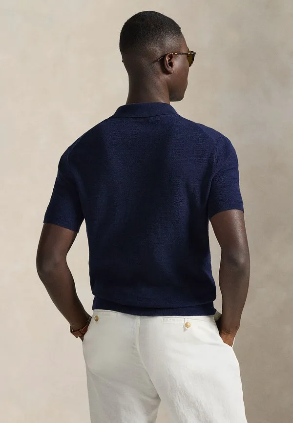 Рубашка поло Polo Ralph Lauren, Bright Navy/Deckwash Wht — фото 3