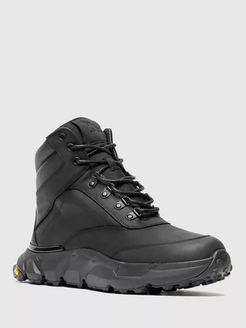 Замечательные кожаные ботинки Vibram, черные Rodd & Gunn — фото 3