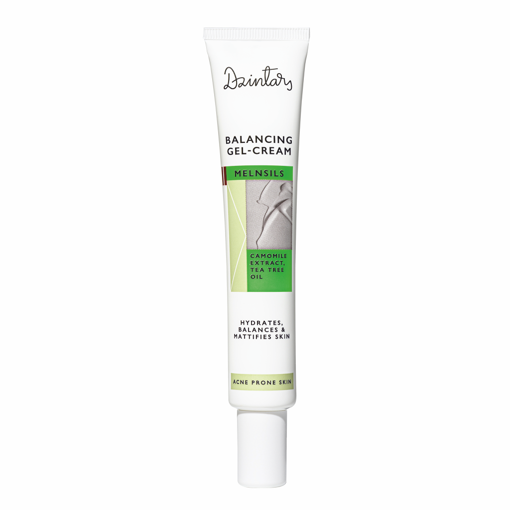 

Восстанавливающий гель-крем для лица balancing gel-cream melnsils Dzintars, 50 мл