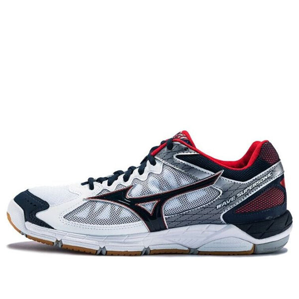 

Кроссовки supersonic low top white gray 'white grey' Mizuno, белый