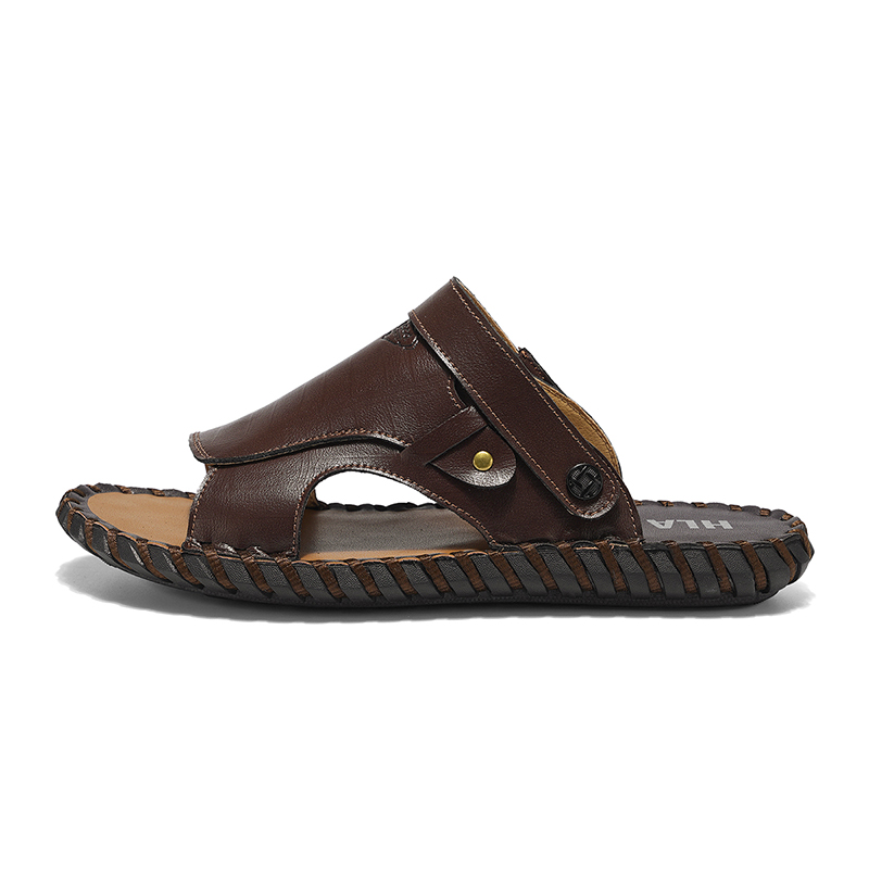

HLA Мужские пляжные сандалии коричневые, цвет Brown