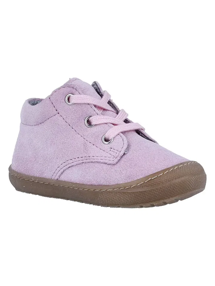 Ботинки кожаные розовые Richter Shoes
