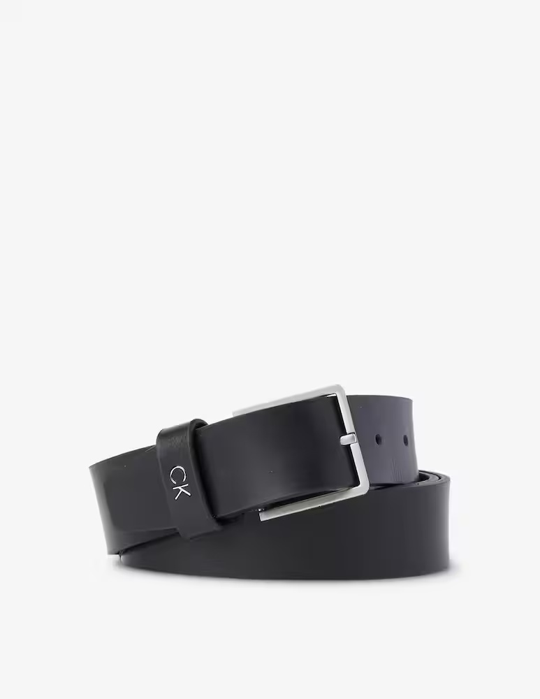 

Деловой ремень шириной 35 мм Calvin Klein, черный