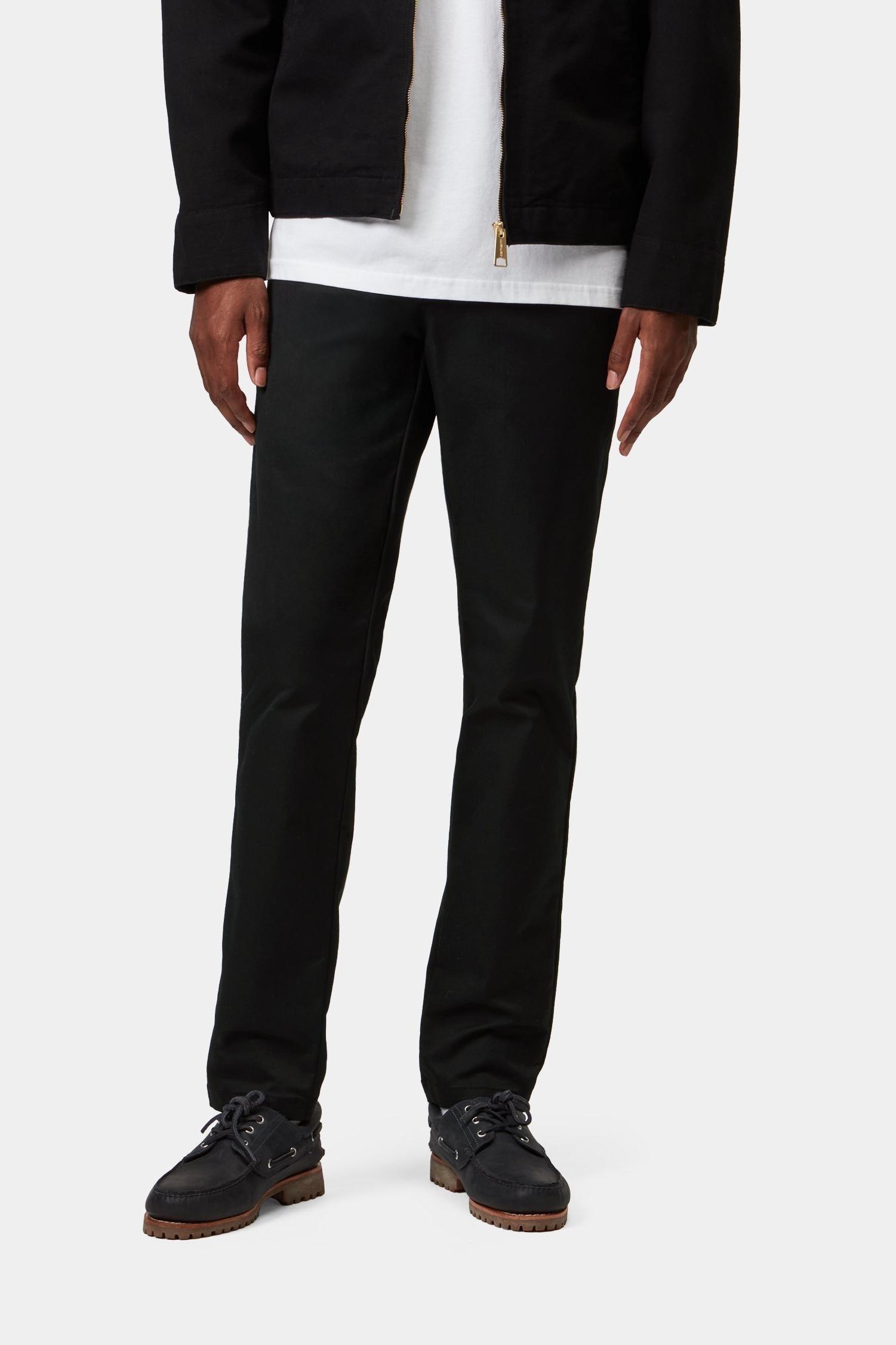 

Брюки Sid из стрейч-твила Lamar (46% хлопок / 38% T400 / 16% полиэстер) Carhartt, черный