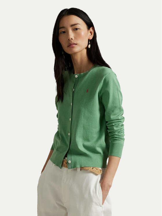 

Кардиган обычного кроя 211891672027 Polo Ralph Lauren, зеленый